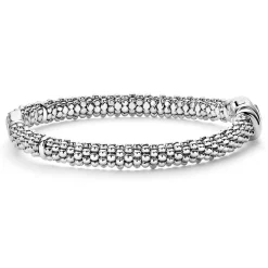 Online LAGOS Diamond Circle Caviar Bracelet | 6Mm
