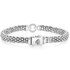 Online LAGOS Diamond Circle Caviar Bracelet | 6Mm