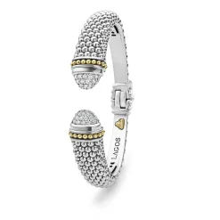 Fashion LAGOS Diamond Cuff Bracelet | 12Mm
