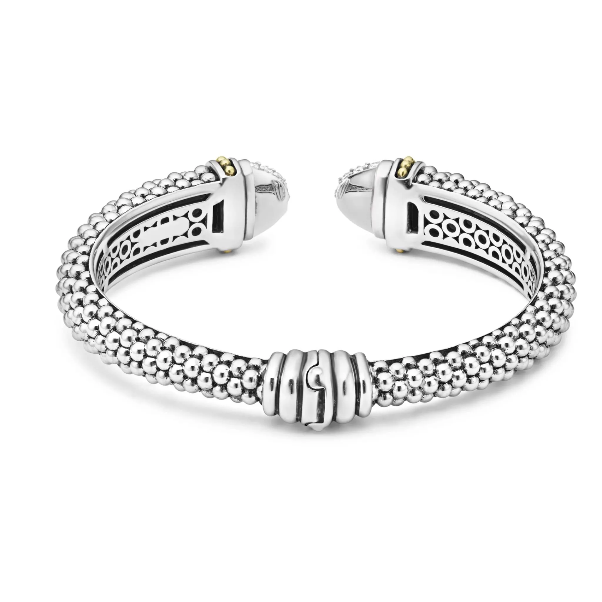 Fashion LAGOS Diamond Cuff Bracelet | 12Mm