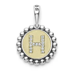 Fashion LAGOS Diamond H Initial Charm