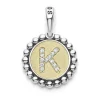 Fashion LAGOS Diamond K Initial Charm