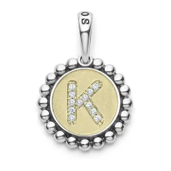 Fashion LAGOS Diamond K Initial Charm