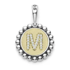 Cheap LAGOS Diamond M Initial Charm