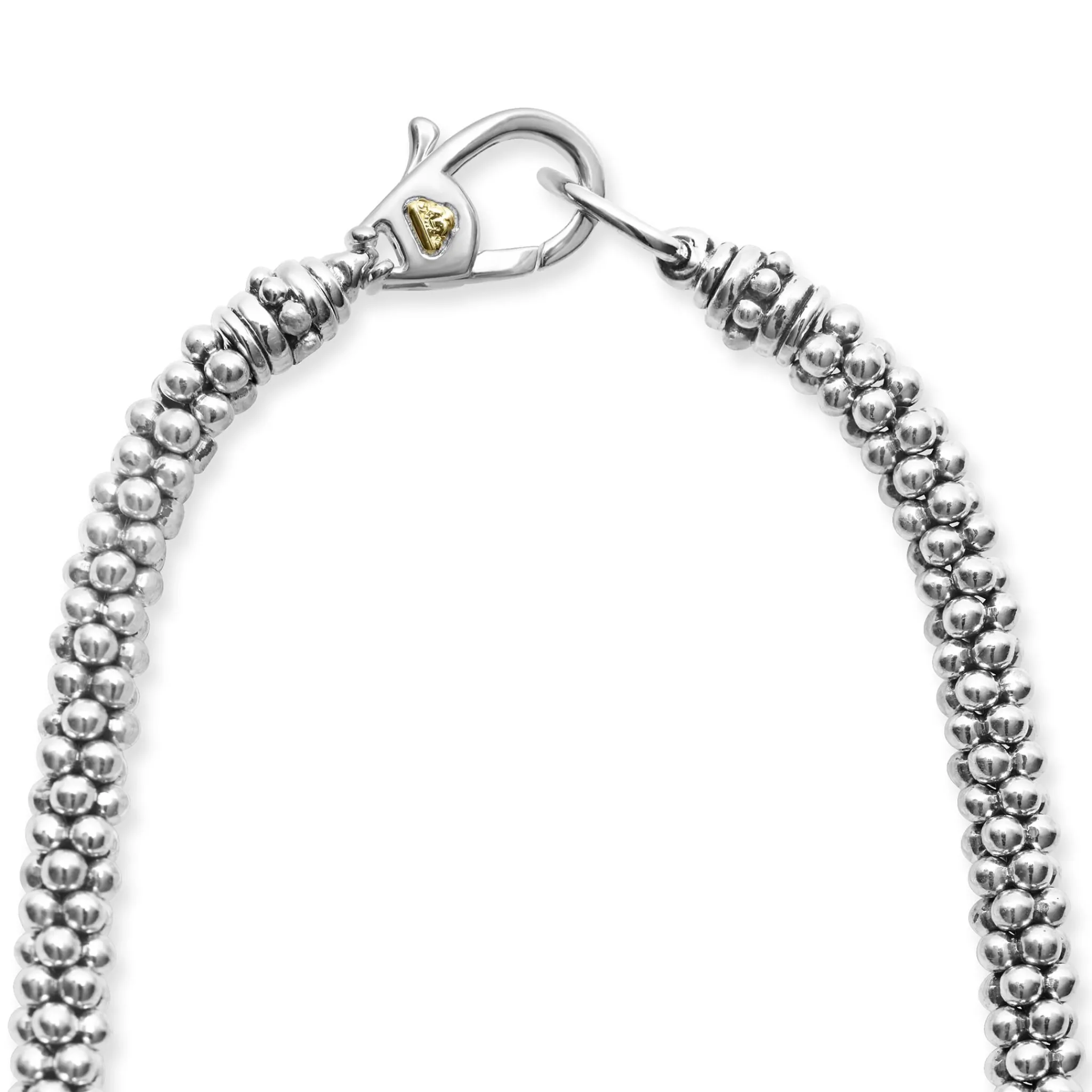 Cheap LAGOS Diamond Oval Caviar Necklace