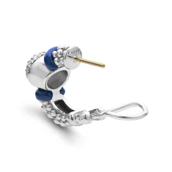 Best LAGOS Diamond Oval Ceramic Hoop Earrings