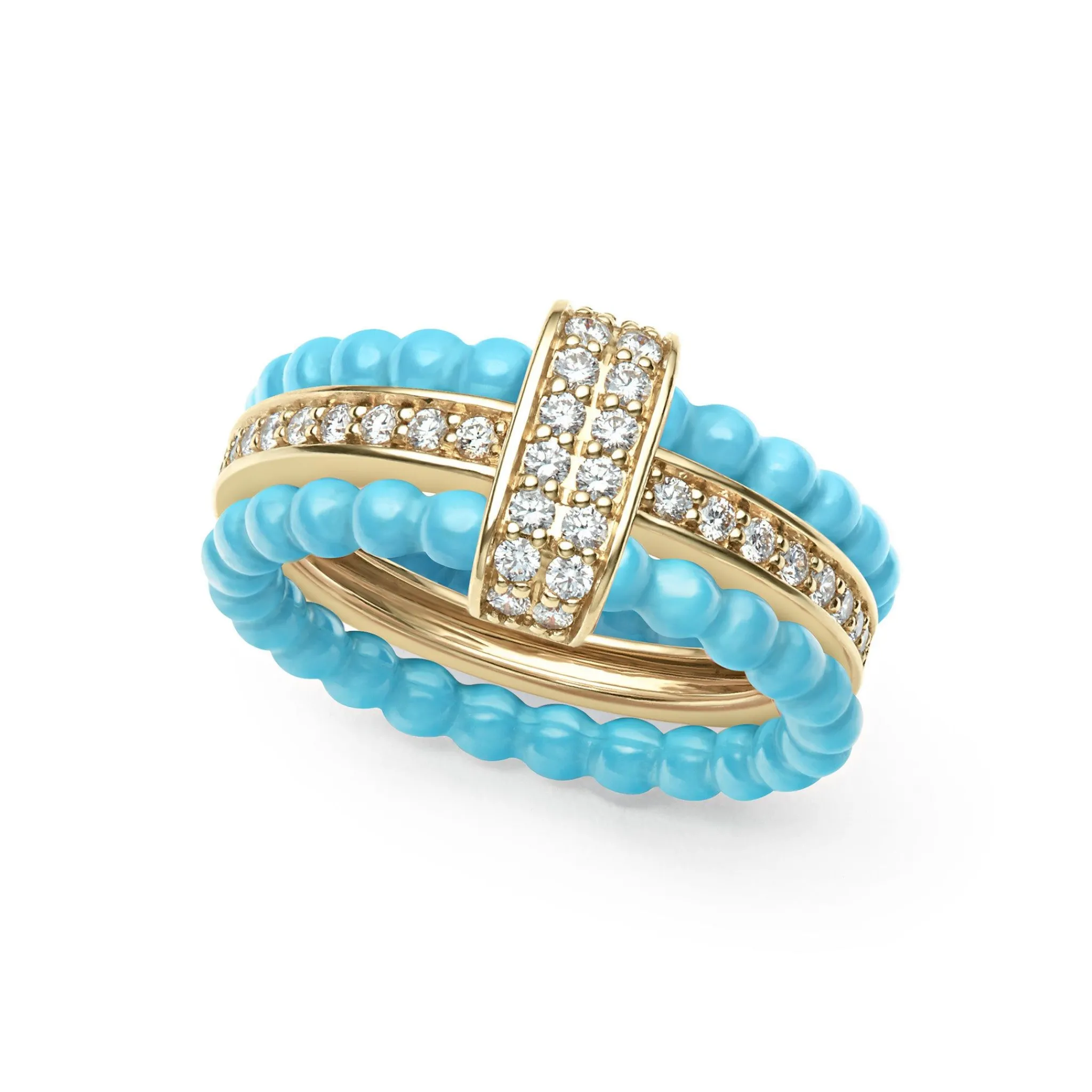 Cheap LAGOS Diamond Stacking Ring Set