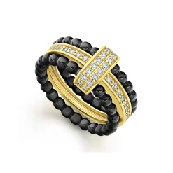 Cheap LAGOS Diamond Stacking Ring Set