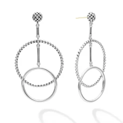 Online LAGOS Double Circle Drop Earrings