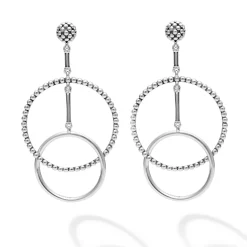 Online LAGOS Double Circle Drop Earrings