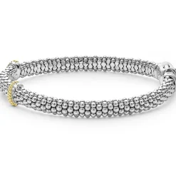 Cheap LAGOS Double X Caviar Diamond Bracelet | 6Mm
