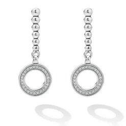 Flash Sale LAGOS Drop Circle Diamond Earrings