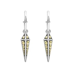 Shop LAGOS Drop Pyramid Hoop Earrings