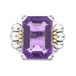 Best LAGOS Extra Large Emerald-Cut Amethyst Ring