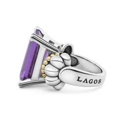 Best LAGOS Extra Large Emerald-Cut Amethyst Ring