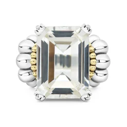 Outlet LAGOS Extra Large Emerald-Cut White Topaz Ring