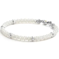 Fashion LAGOS Five Silver Station Ceramic Bracelet | 5Mm