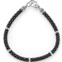 Online LAGOS Five Silver Station Ceramic Bracelet | 5Mm