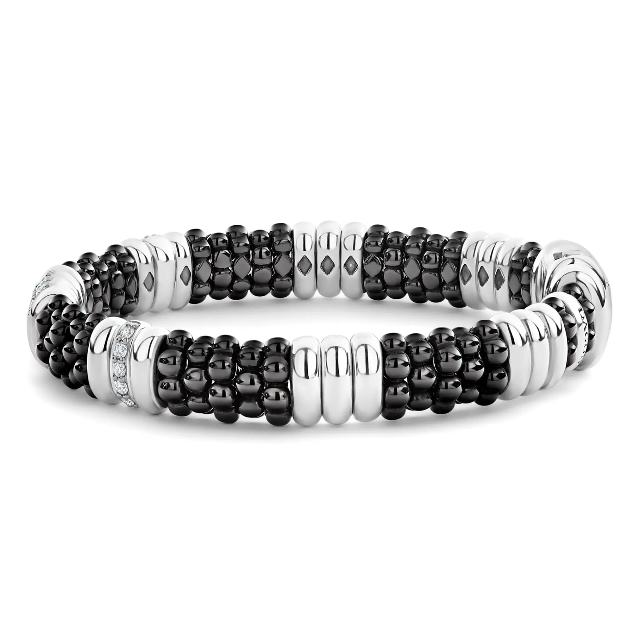 Online LAGOS Five Station Ceramic Diamond Bracelet | 9Mm