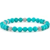Discount LAGOS Five Station Silver Turquoise Bead Bracelet