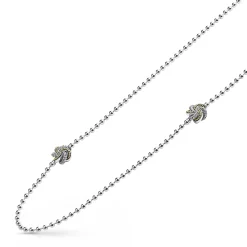 Best Sale LAGOS Five Station Two-Tone Love Knot Necklace