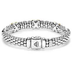 Cheap LAGOS Five Station X Caviar Bracelet | 9Mm
