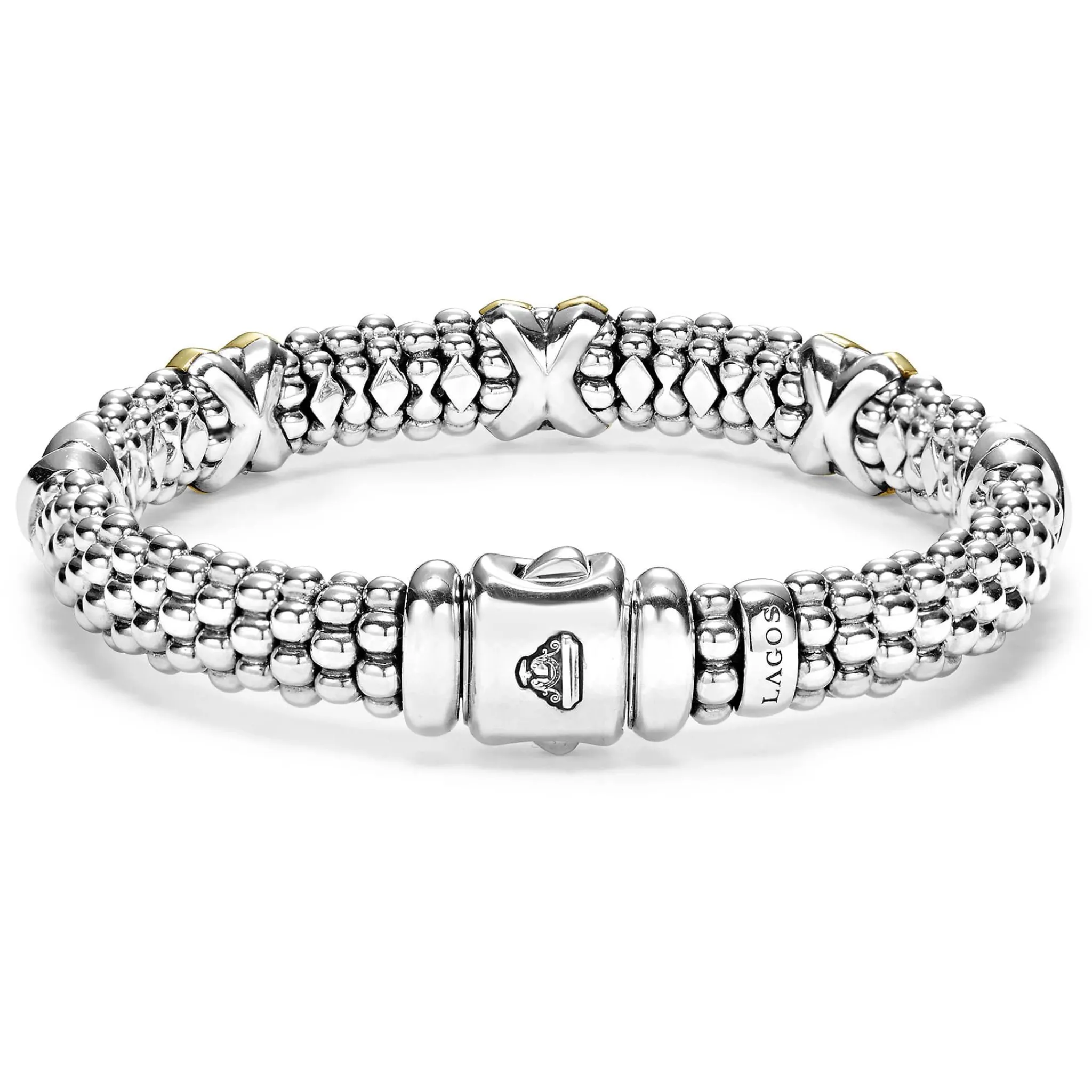 Cheap LAGOS Five Station X Caviar Bracelet | 9Mm