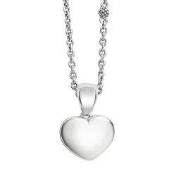 Fashion LAGOS Fluted Heart Pendant Necklace