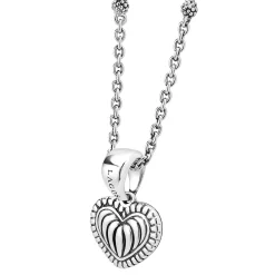 Fashion LAGOS Fluted Heart Pendant Necklace