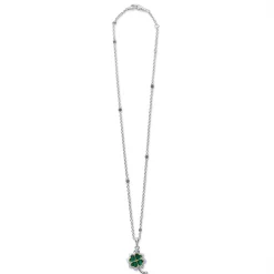 Cheap LAGOS Four Leaf Malachite Clover Pendant Necklace