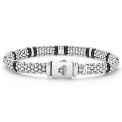 Store LAGOS Four Station Diamond Caviar Bracelet | 6Mm