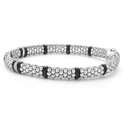 Sale LAGOS Four Station Diamond Caviar Bracelet | 6Mm