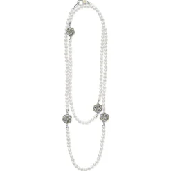 Outlet LAGOS Four Station Love Knot Pearl Necklace