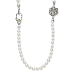 Outlet LAGOS Four Station Love Knot Pearl Necklace