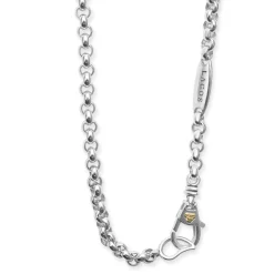 Best Sale LAGOS Four Station Two-Tone Knot Necklace