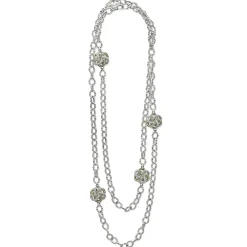 Cheap LAGOS Four Station Two-Tone Love Knot Necklace
