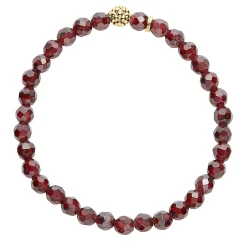 Best Sale LAGOS Garnet Gold Station Bead Bracelet