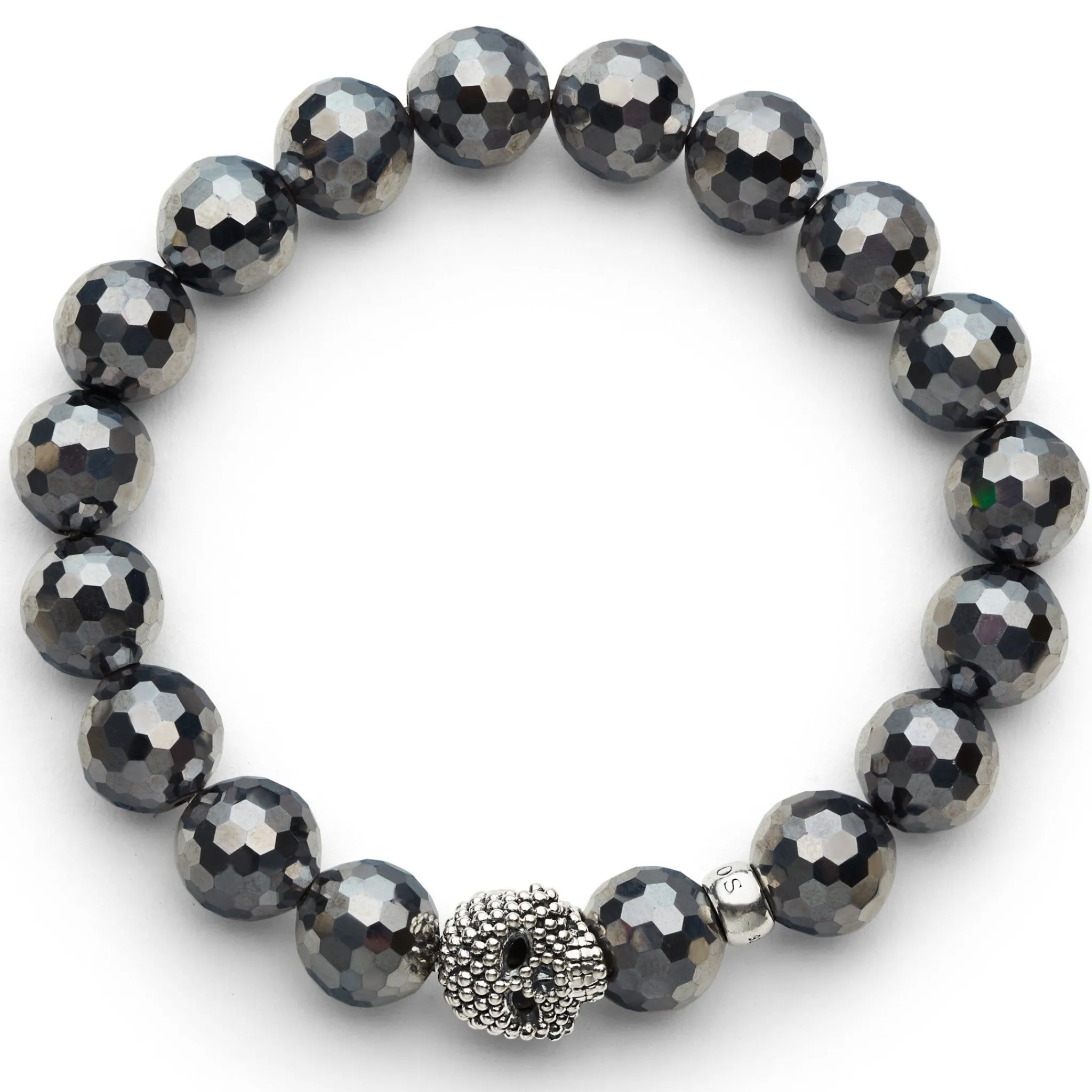 Hot LAGOS Gemstone Skull Bracelet