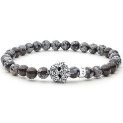 Flash Sale LAGOS Gemstone Skull Stretch Bracelet Gift Set