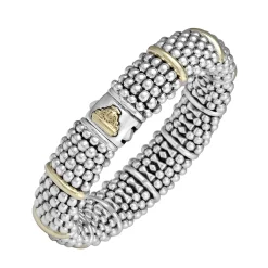 Shop LAGOS Gold Station Caviar Bracelet | 15Mm