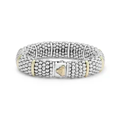 Shop LAGOS Gold Station Caviar Bracelet | 15Mm