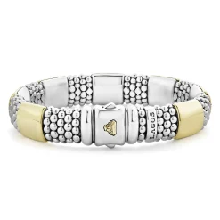 Shop LAGOS Gold Station Caviar Bracelet | 12Mm