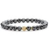 Discount LAGOS Hematite Gold Station Bead Bracelet