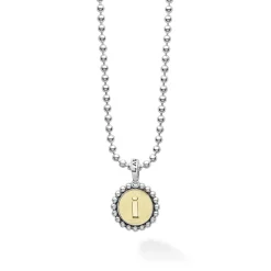 Hot LAGOS I Initial Charm Necklace