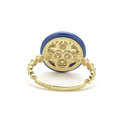 Best LAGOS 18K Gold And Ceramic Circle Ring