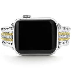 Online LAGOS 18K Gold And Diamond Caviar Beaded Watch Bracelet-38-45Mm
