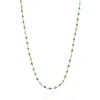 Clearance LAGOS 18K Gold And Diamond Emerald Necklace