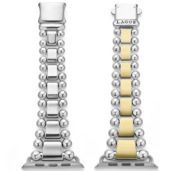 Fashion LAGOS 18K Gold And Stainless Steel Watch Bracelet-42-49Mm
