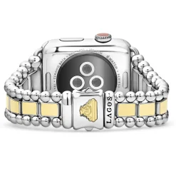 Fashion LAGOS 18K Gold And Stainless Steel Watch Bracelet-42-49Mm