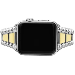 Fashion LAGOS 18K Gold And Stainless Steel Watch Bracelet-42-49Mm